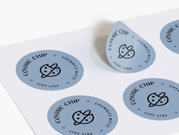 chogan aufkleber Aufkleber Sticker Rund, Etiketten Design