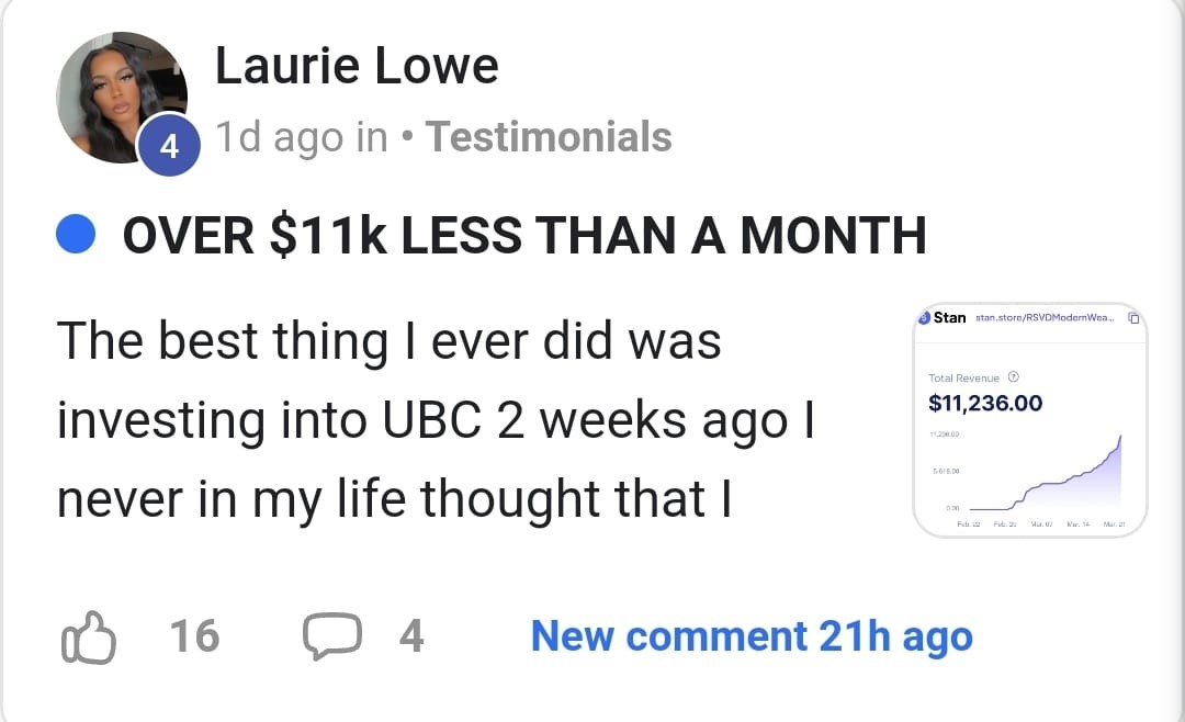 Testimonial, Kunden Bewertungen UBC Content Creation, Instagram Social Media Business