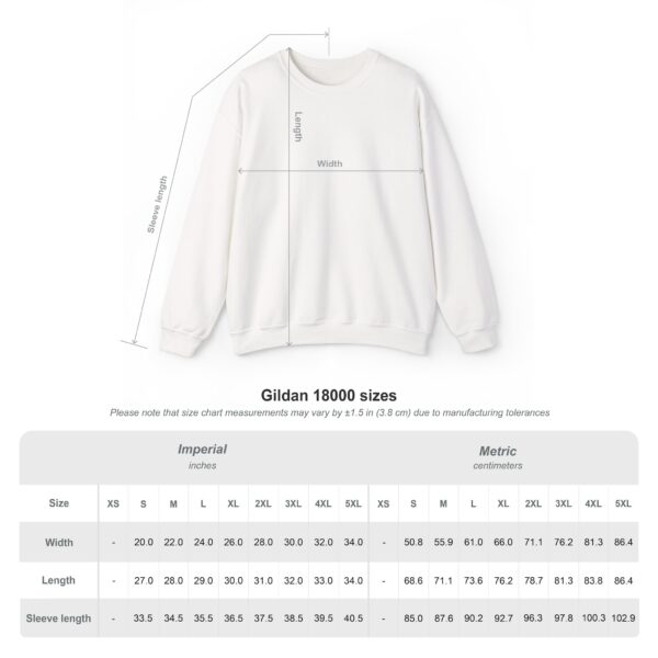 Perfektion ist relativ Unisex Sweatshirt – Bild 5